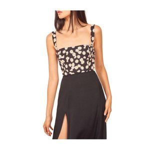Reformation Elaine Daisy Print Square neck tank 6